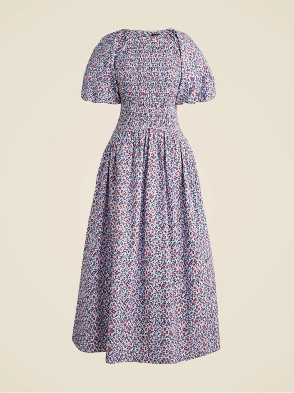 J Crew Meadow Midi Dress in Poppy Floral Print Women's Size 2X